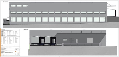 Fassade Nord & West